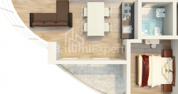 Квартира 2-комн 57.9 м² - Мезгваурта, Чакви