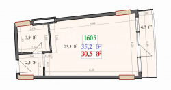 Квартира 35.2 м² - Леха и Марии Качинских, Батуми, Грузия