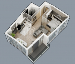 Квартира 55.8 м² - Леха и Марии Качинских, Батуми, Грузия