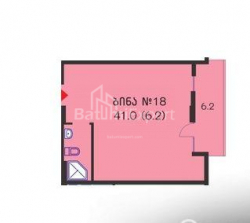 Квартира 41 м² - Юрьевская, Батуми, Грузия