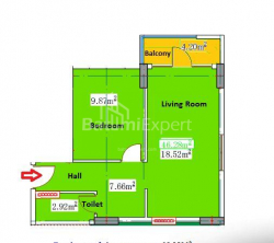 Квартира 46 м² - Юрьевская, Батуми, Грузия