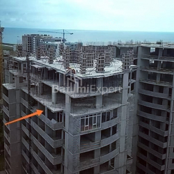 Строящийся объект 36 м² - Шерифа Химшиашвили, Батуми, Грузия