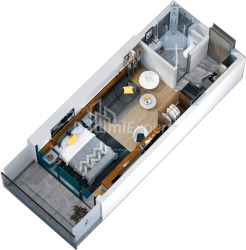 Квартира 29.3 м² - Жиули Шартава, Батуми, Грузия
